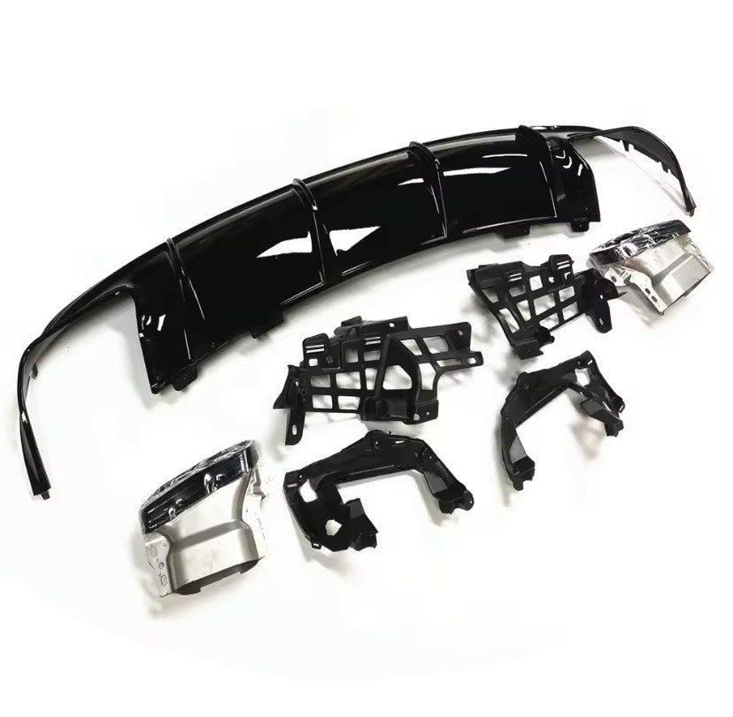 AMG Style Rear Bumper Diffuser For MB CLA-Class 13-19
