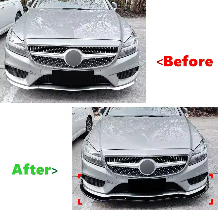 AMG Style Front Bumper Spoiler For MB CLS-Class 14-17
