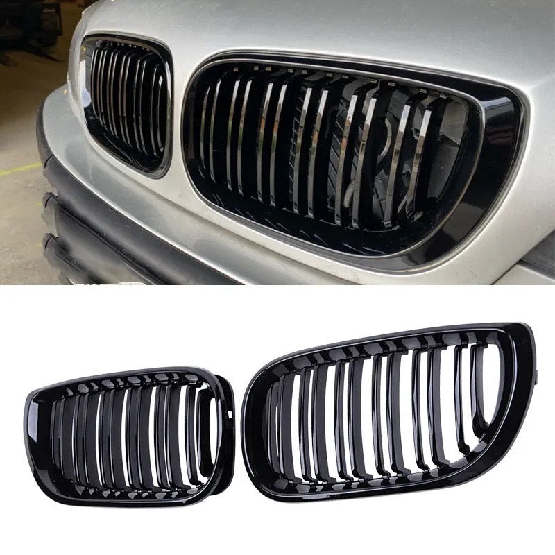 Black GLOSS Grill for BMW E46 02-05 V8Tuning