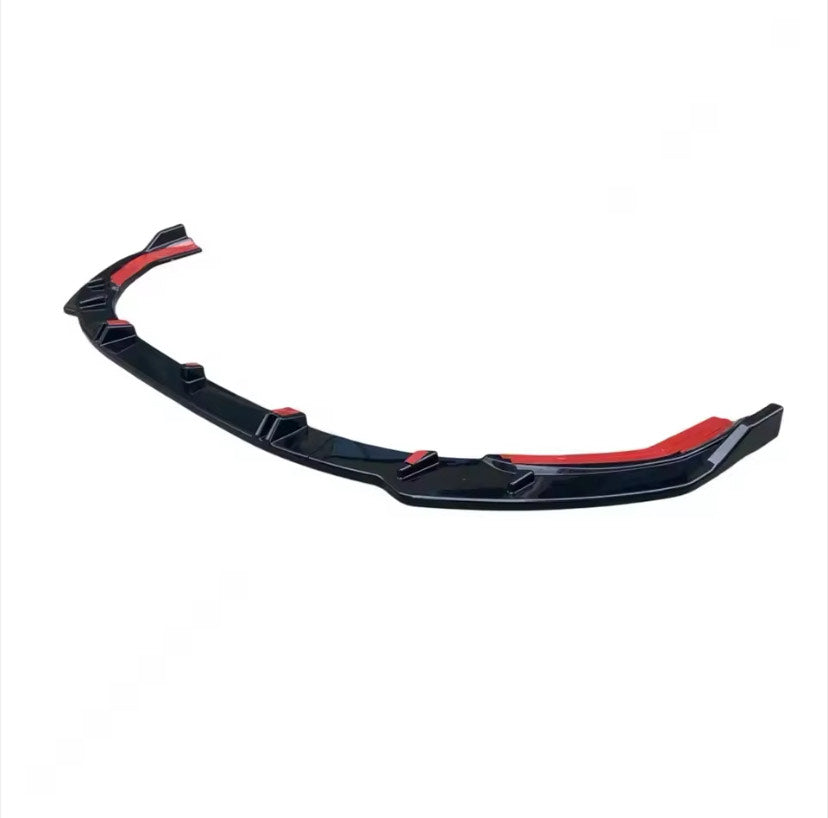 BLACK Gloss Front Bumper Spoiler For Audi A4/S4 B9/B9.5 19-23