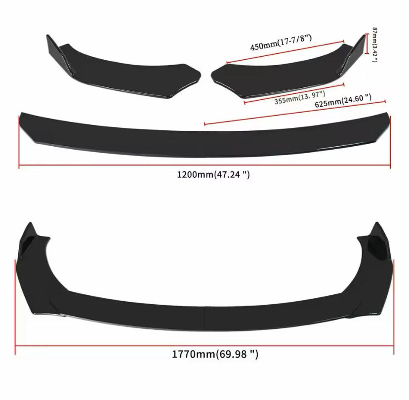 Front Bumper Spoiler For Audi A5/RS5