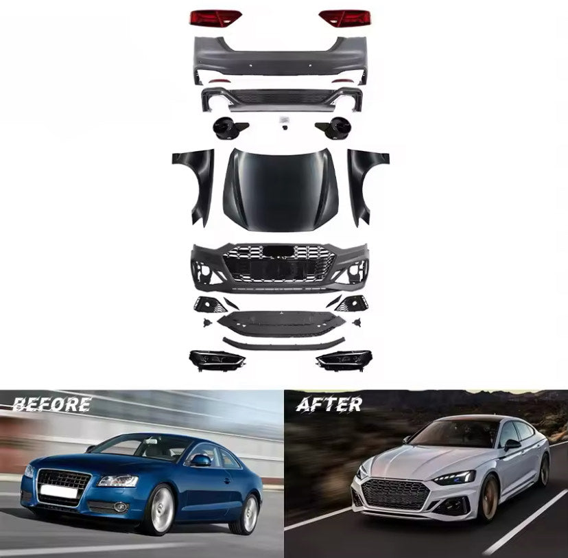 Full Wide Body Kit UP To RS5 2021 For Audi A5 08-16