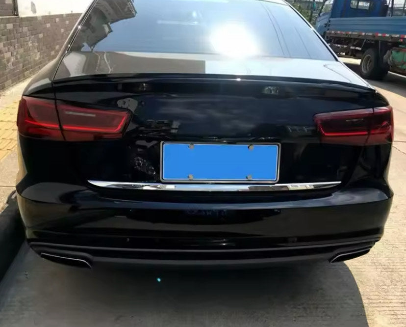Rear Trunk Spoiler For Audi A6 C7 2012-2018 Saloon