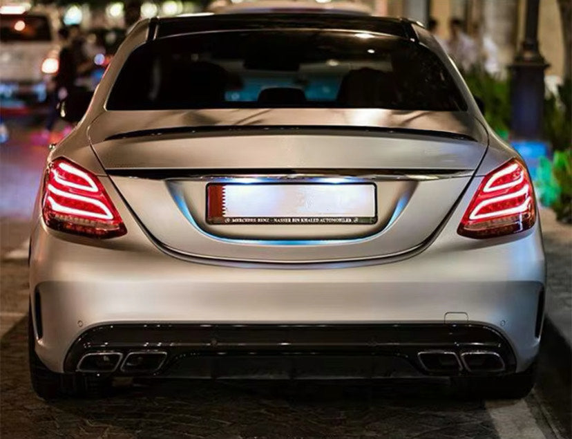 Rear Trunk Spoiler For MB C-class W205 14-20