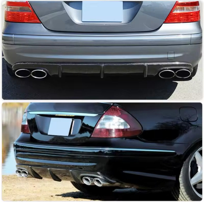 AMG Style Rear Bumper Diffuser For MB E-Class W211 02-06