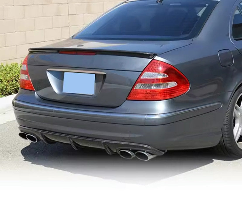 AMG Style Rear Bumper Diffuser For MB E-Class W211 02-06