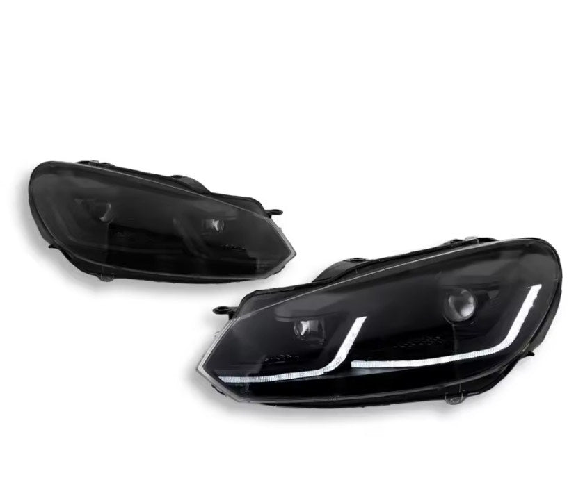 LED Head Lights For VW Golf MK6 09-12