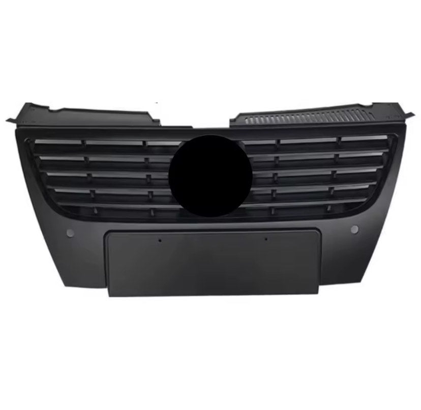R Line/R36 Front Black Grill Set For VW Passat B6 07-11