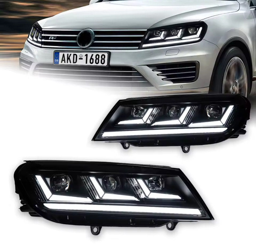 LED Headlights For VW Touareg 16-18