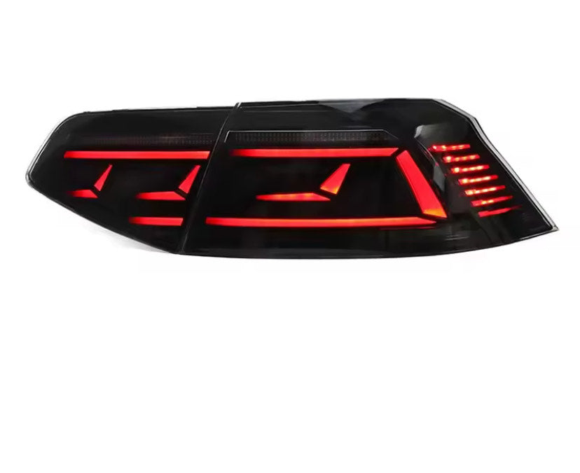LED Black Smoked Taillights For VW Passat B8 Sedan 15-20