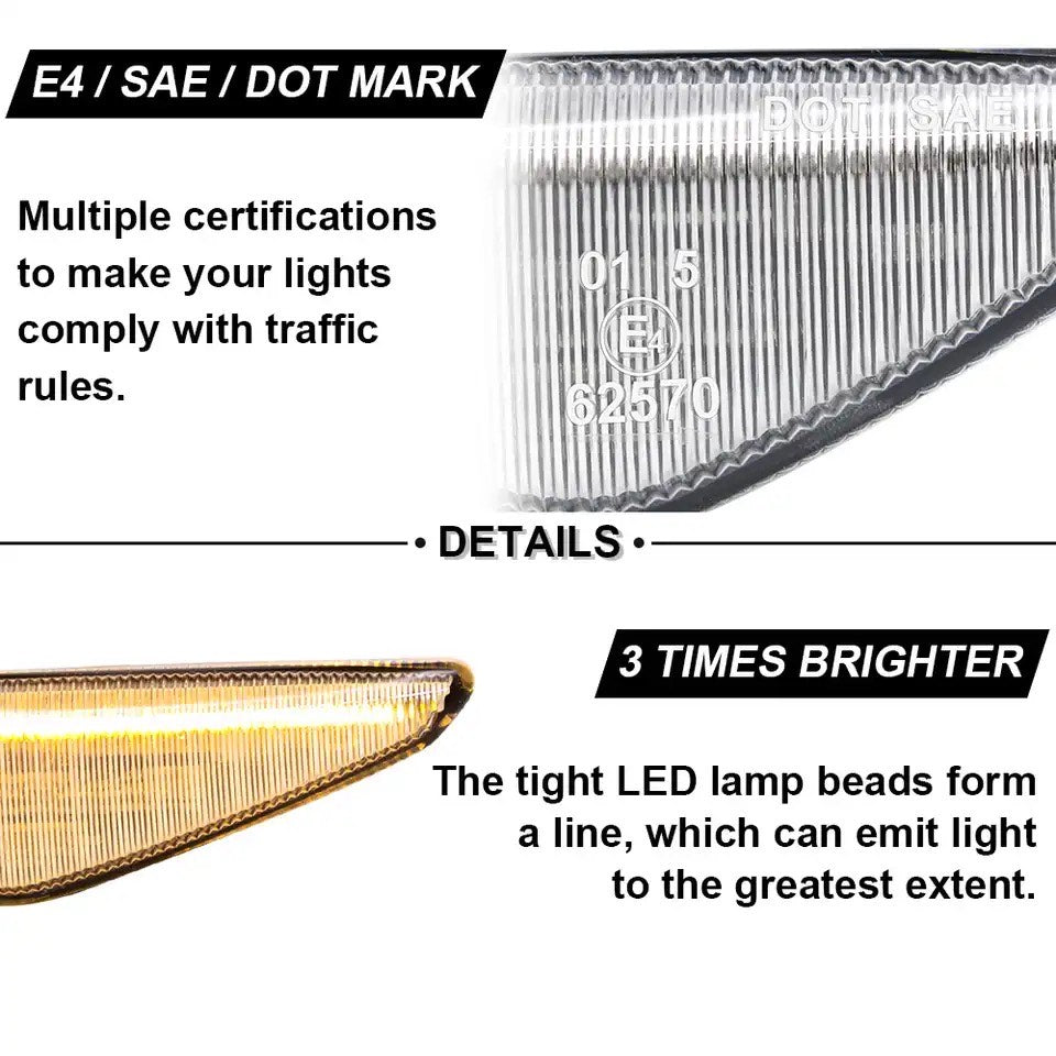 Side Turn Signals for BMW E46 03-06 V8Tuning