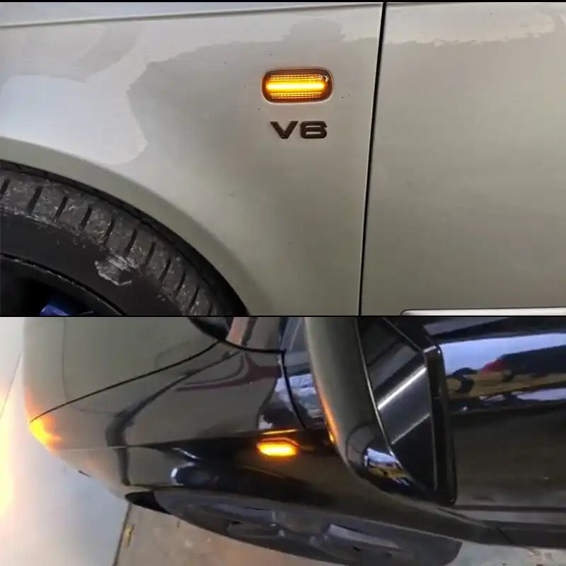 Smoked Turn Signals For Audi A3/S3/A4/S4/RS4/A6/S6/RS6