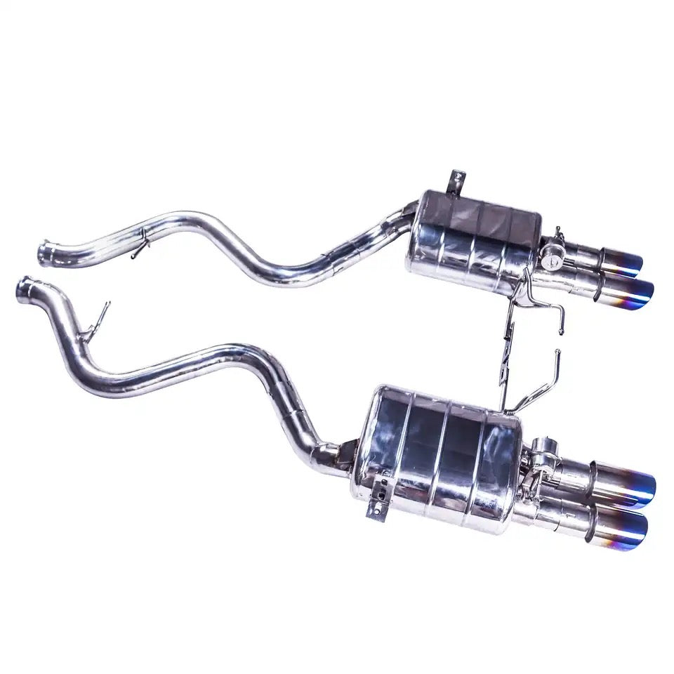 Exhaust System For BMW E90/92/93/M3/M4 Four Out Pipe Pneumatic Valve