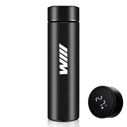 BMW M-Power Steel Water Bottle With Tem. Display