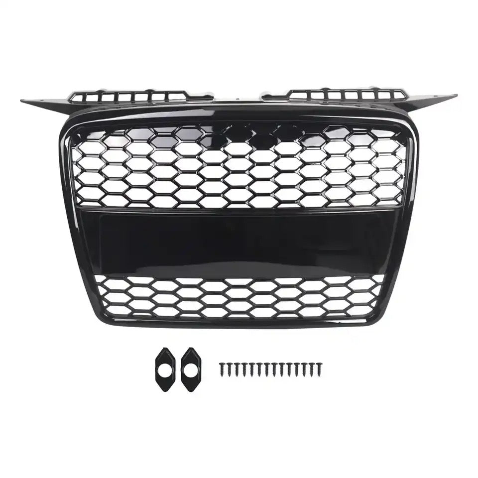 Black Gloss Front Bumper Grill For Audi A3 8P 04-08
