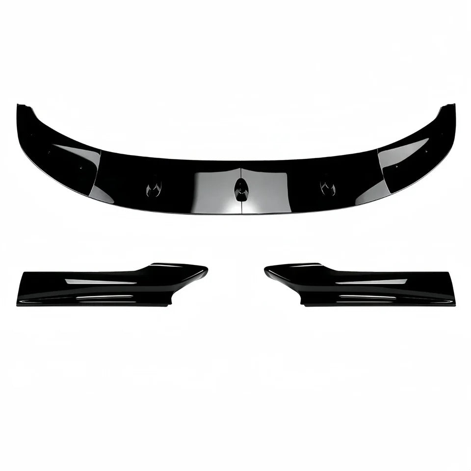 Black Gloss M Sport Bumper Spoiler Performance splitter For BMW F10 / F11 10-16